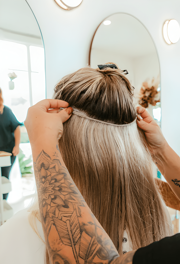 Hair extension add thickness